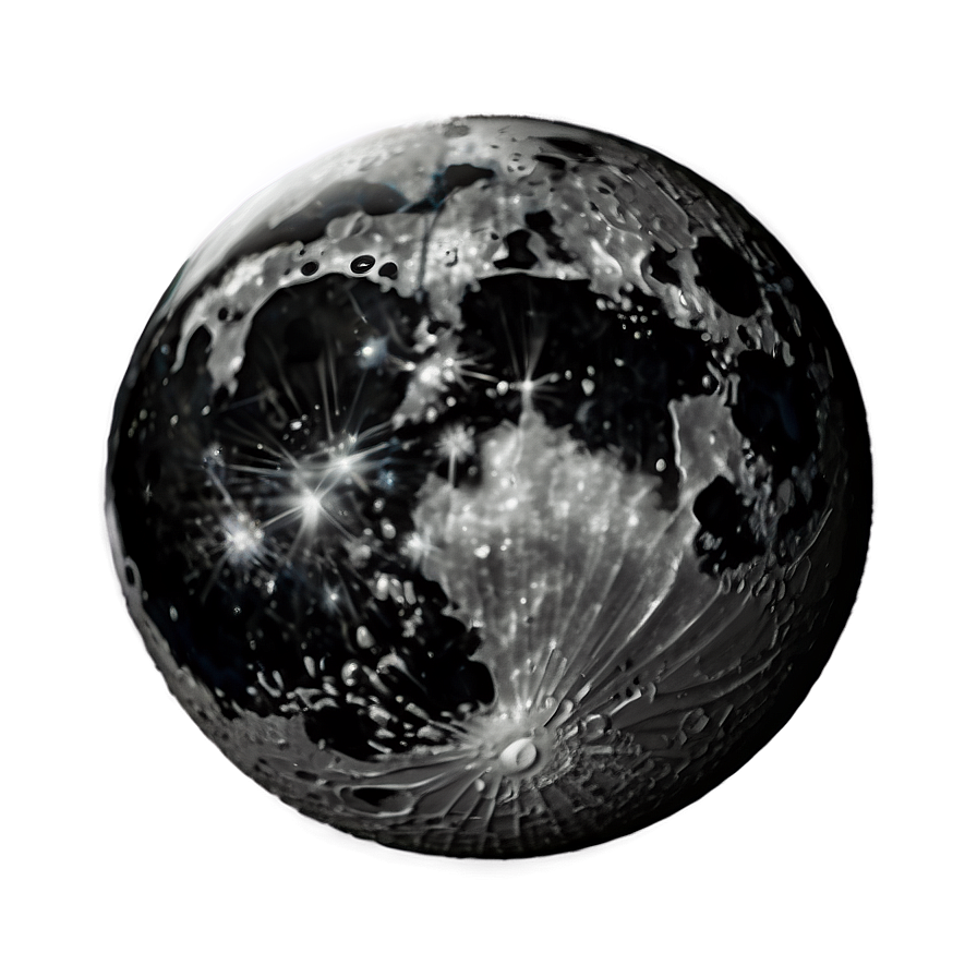 Black Moon Over Sea Png Fil