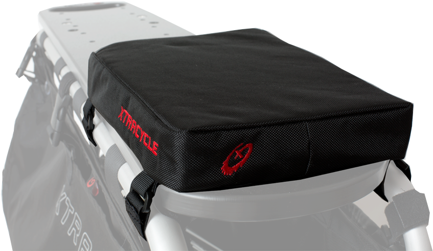 Black Motorcycle Seat Cushion