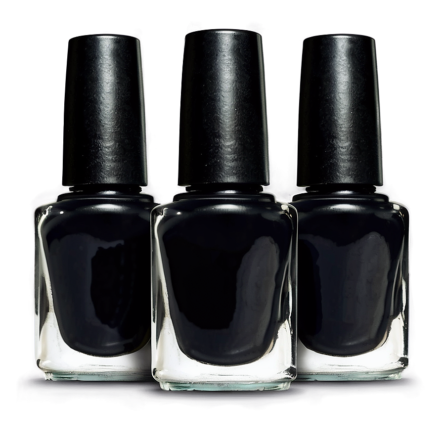 Black Nail Polish Png 23