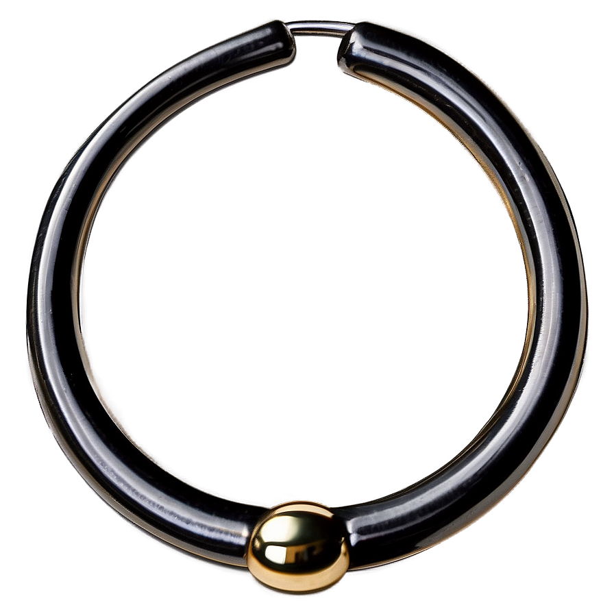 Black Nose Ring Png 05252024