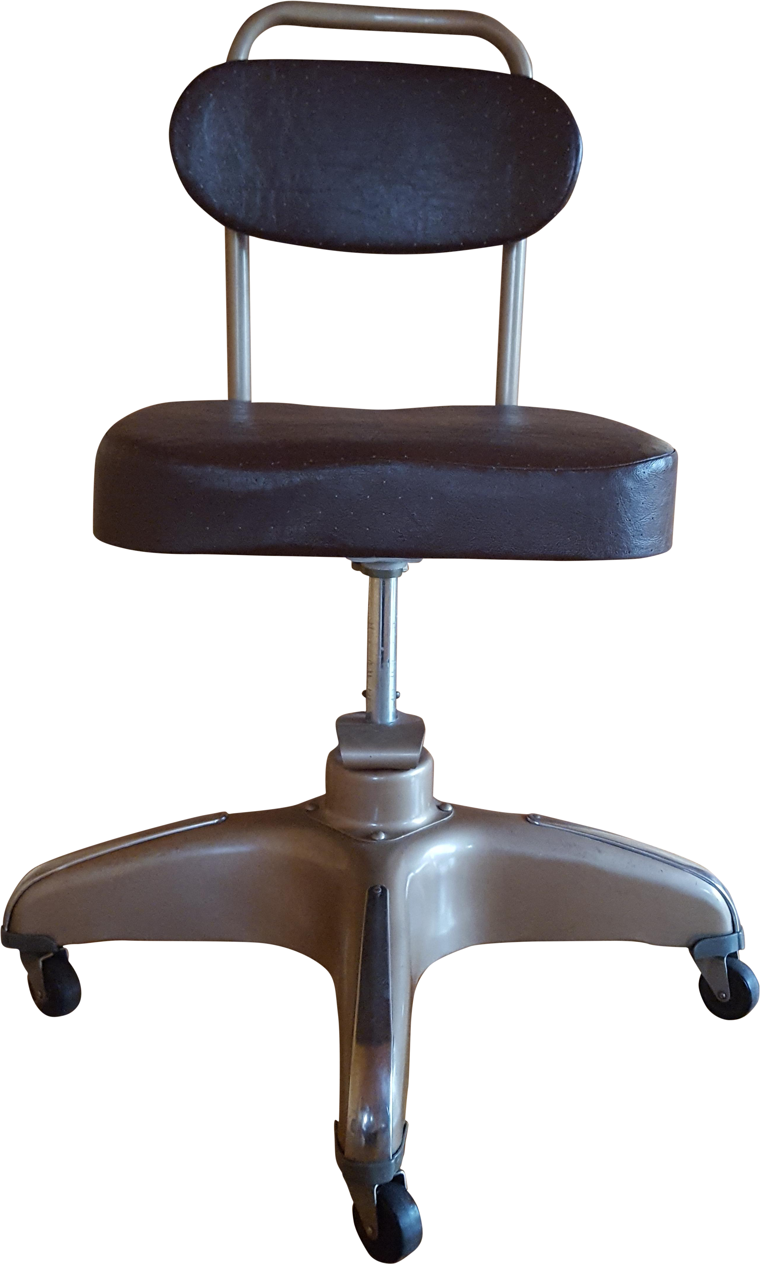 Vintage Cosco Industrial Office Chair On Chairish - Office Chair, HD Png Download PNG with transparent background