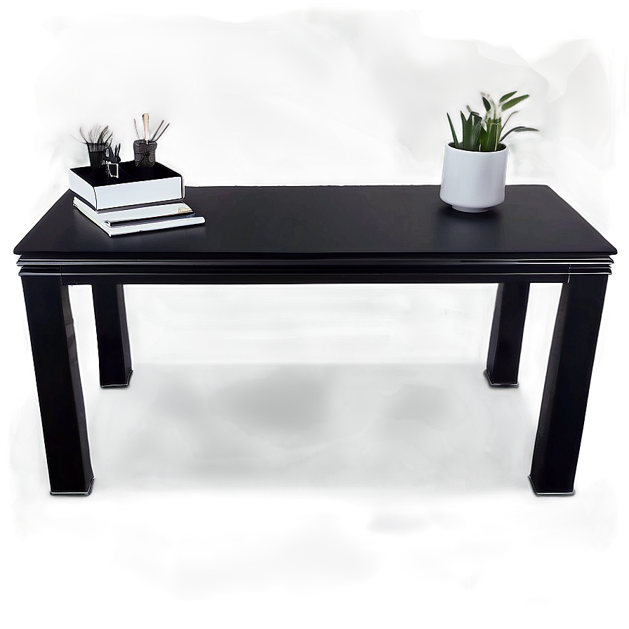 Black Office Desk Png 66