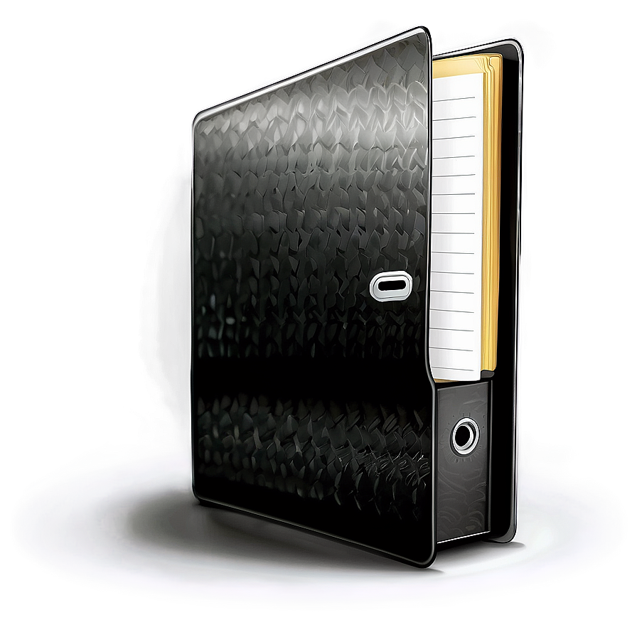 Black Office Folder PNG reh52 PNG image with a transparent background, free high-resolution download