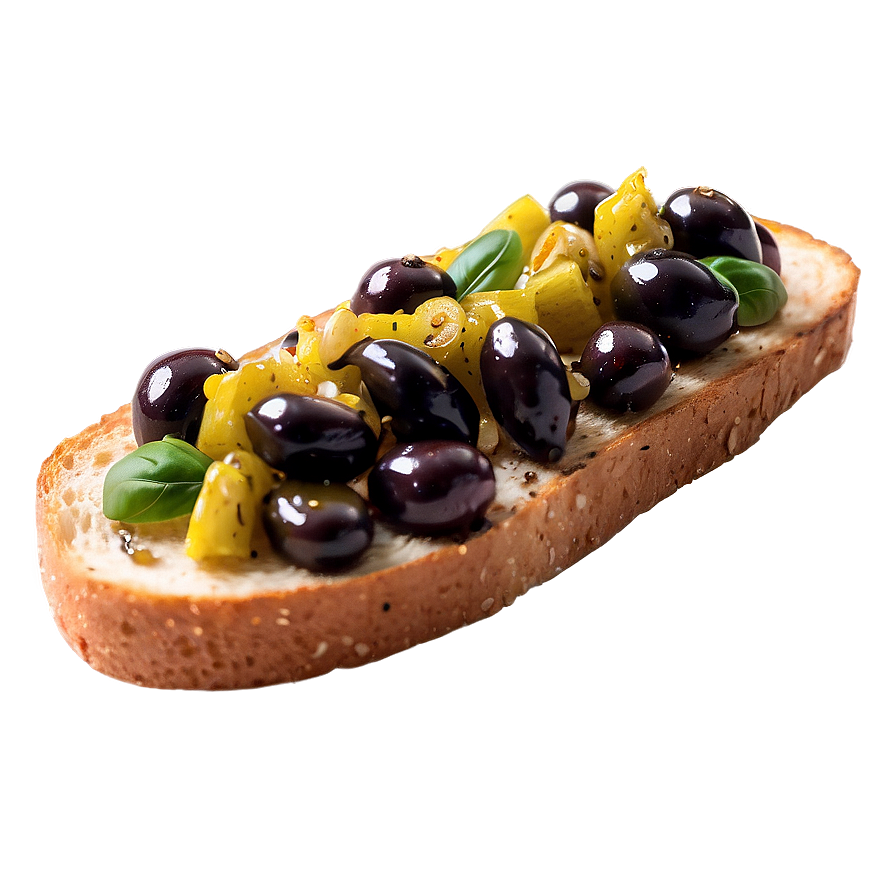 Black Olive Bruschetta Png Wmg16