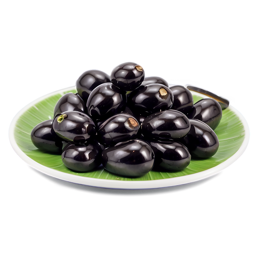 Black Olive Slice Png 05242024