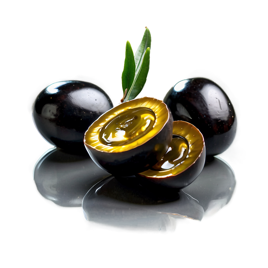 Black Olive Slice Png 05242024