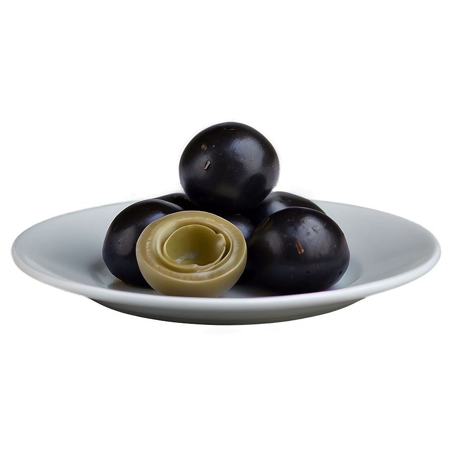 Black Olive Slice Png 3