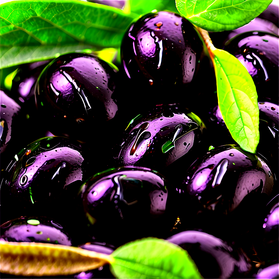 Black Olives With Herbs Png Kwu