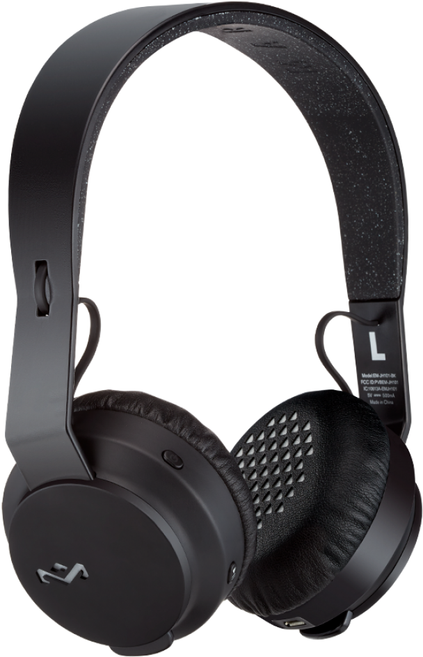 Rebel Bt On Ear Headphones'Title='rebel Bt On Ear - House Of Marley Rebel Bt Bluetooth On Ear Headphones, HD Png Download PNG with transparent background