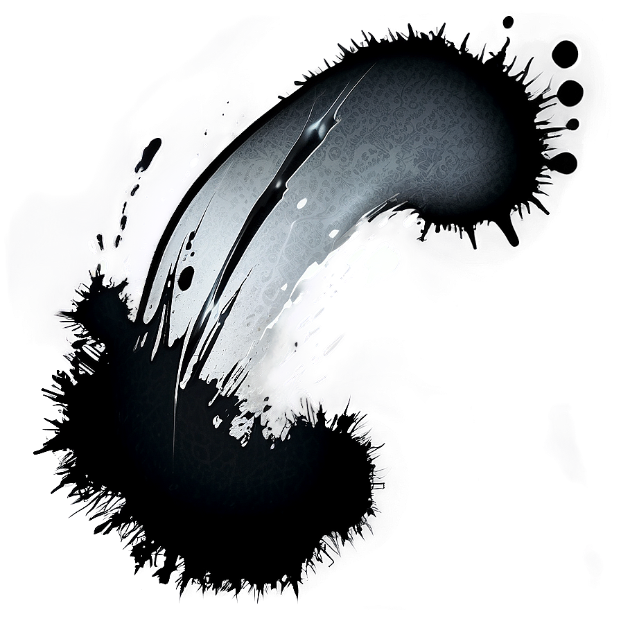 Black Paint Splatter Png Yvr