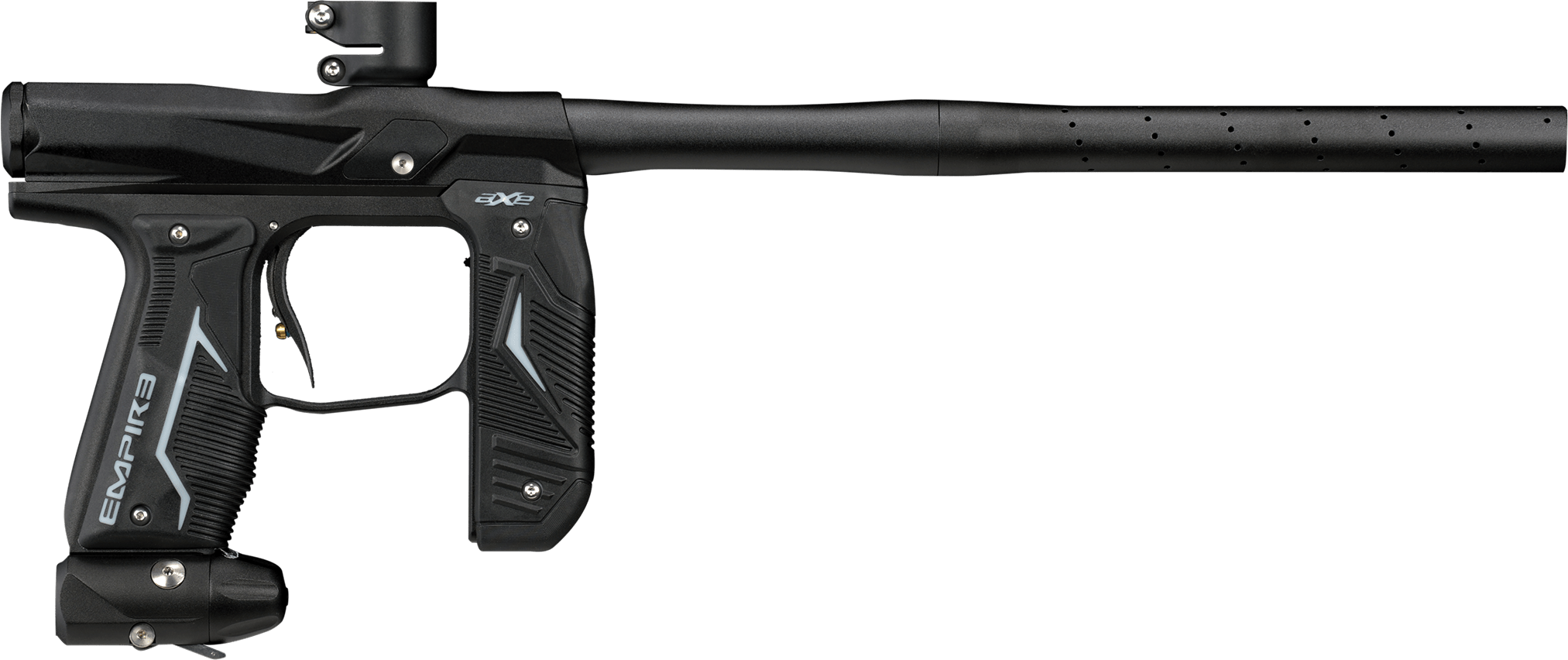 Black Paintball Marker Profile