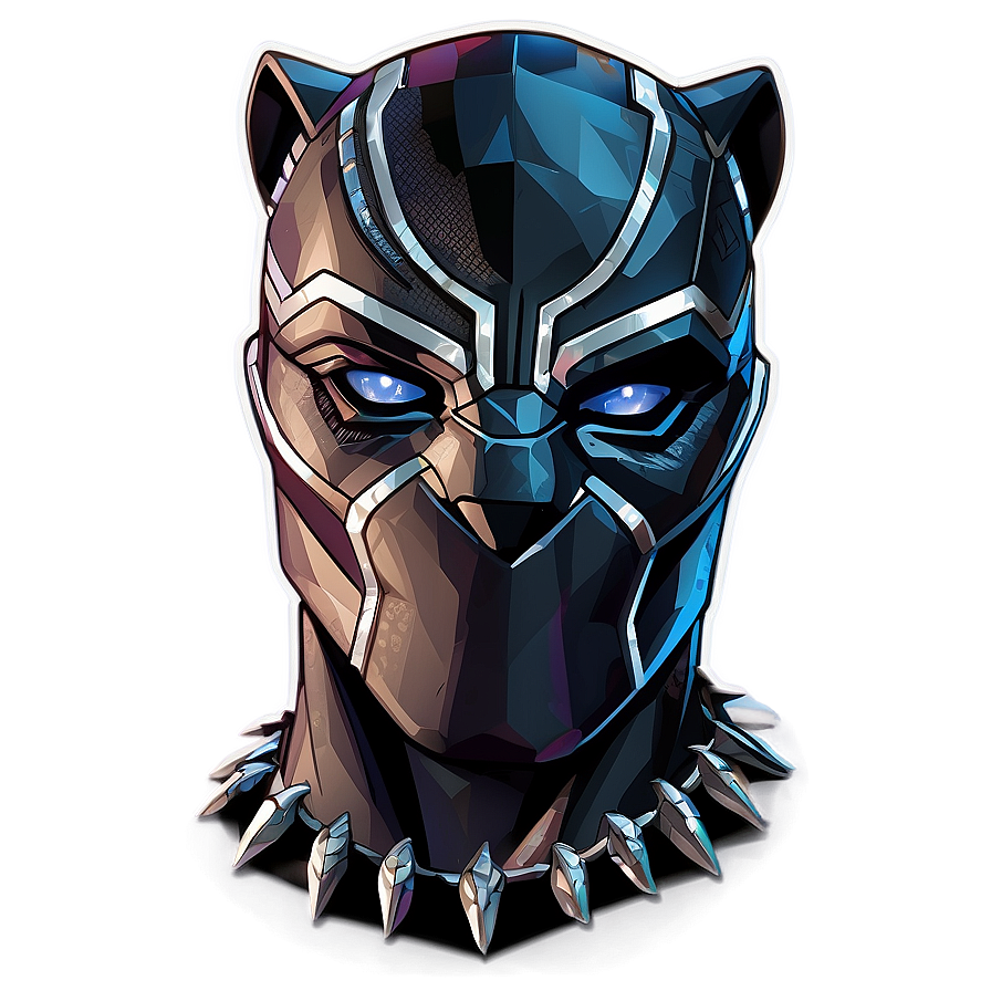 Black Panther Illustration PNG 05212024 PNG with transparent background