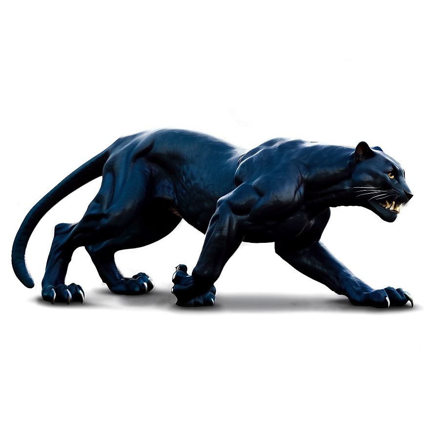 Black Panther Side Profile Png Mif