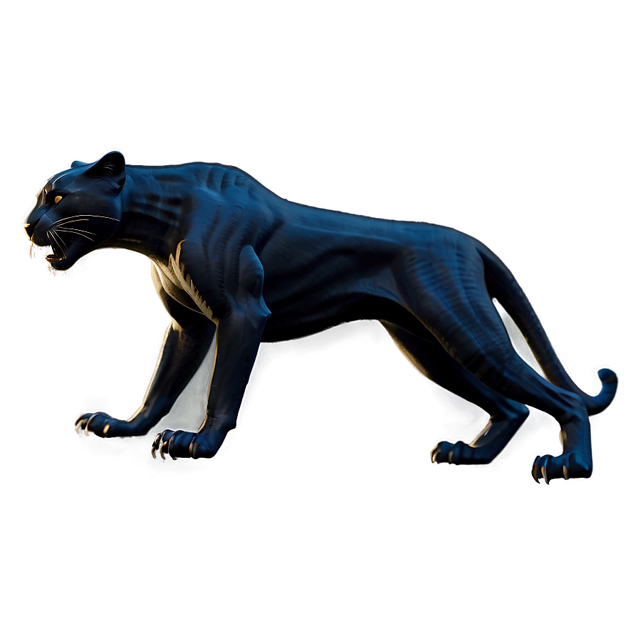 Black Panther Side Profile Png Yco48