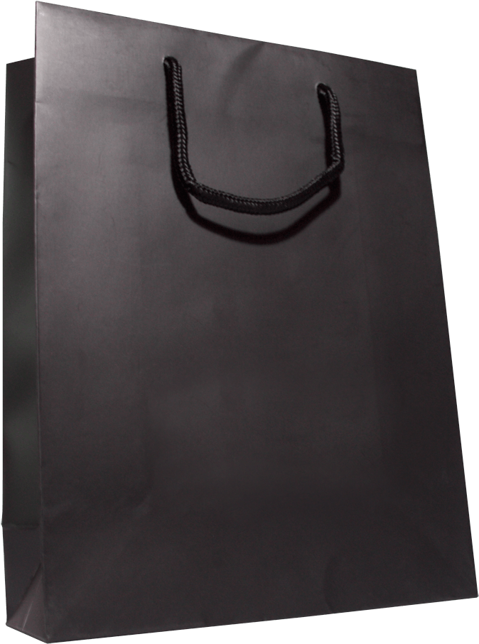 Plain Black Shopping Bag - Shopping Bag High Resolution, HD Png Download PNG image with a transparent background, free high-resolution download