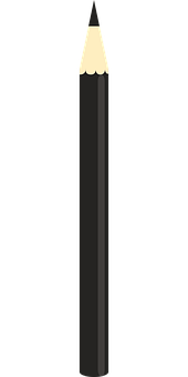 Black Pencil Icon PNG image with a transparent background, free high-resolution download