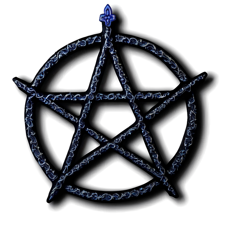 Black Pentagram Icon Png 05232024