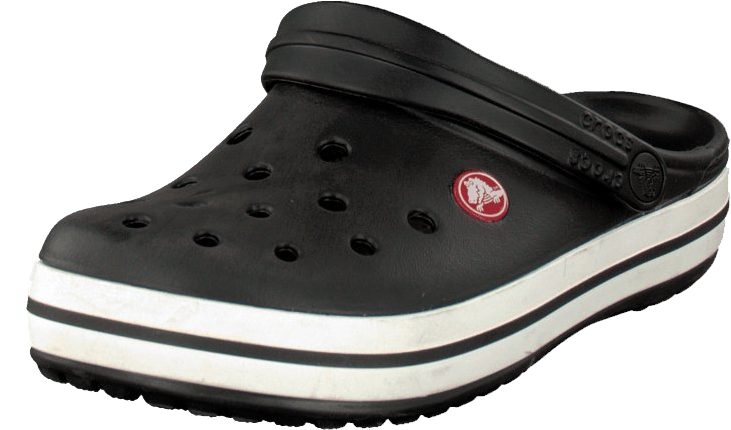 Black Platform Crocs Shoe