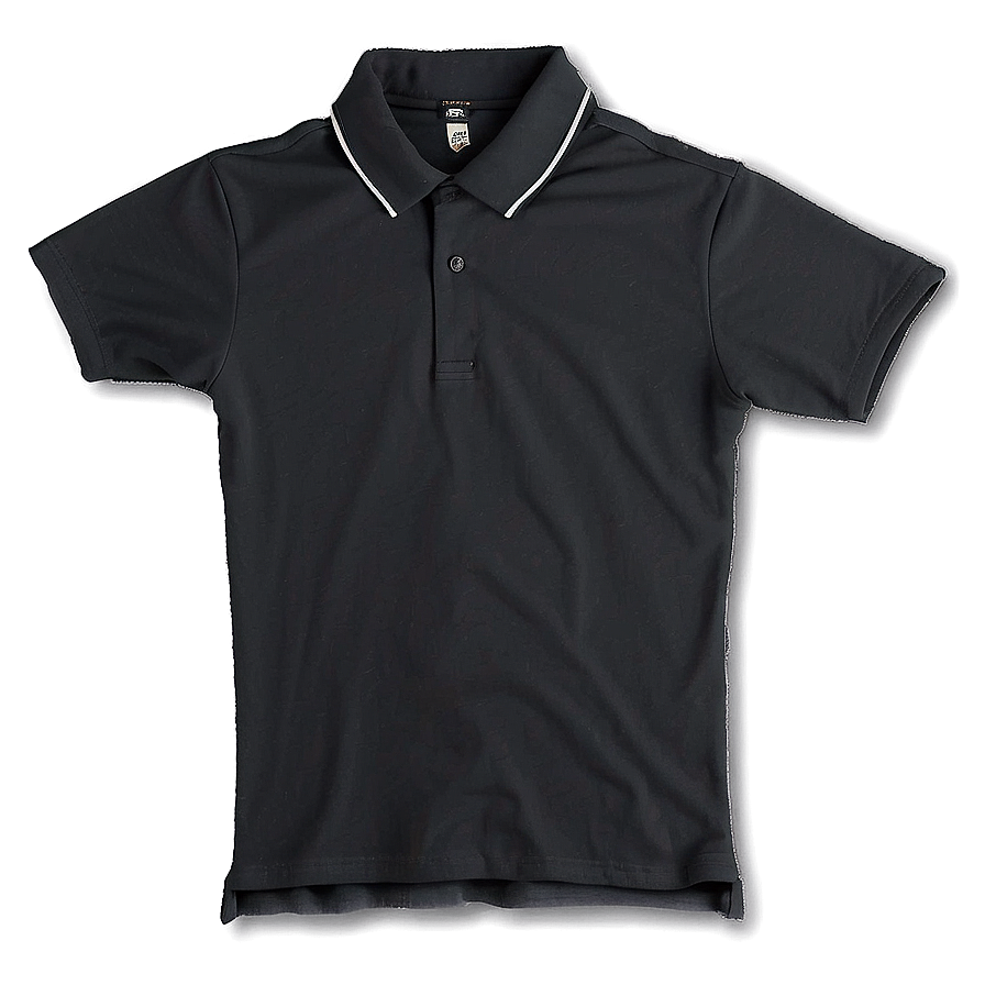 Black Polo Shirt Png 05252024