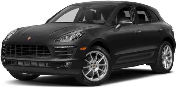 Black Porsche Macan S U V Side View