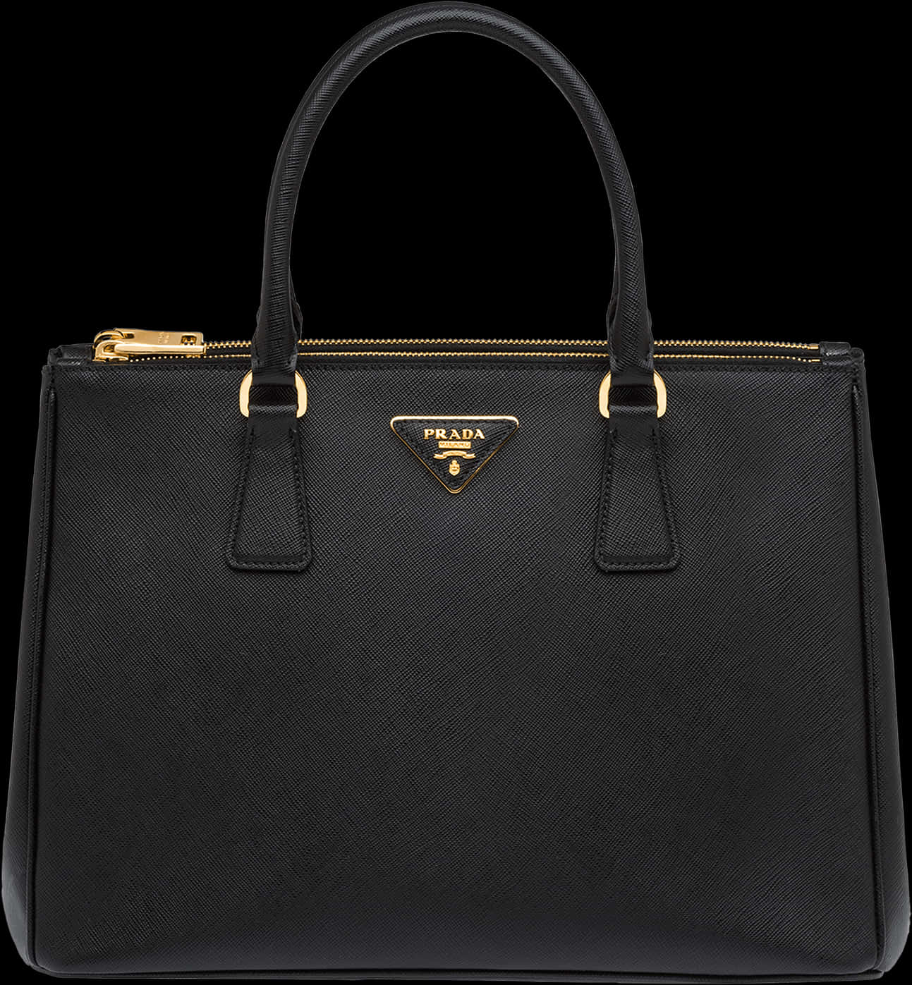 Black Prada Tote Bag