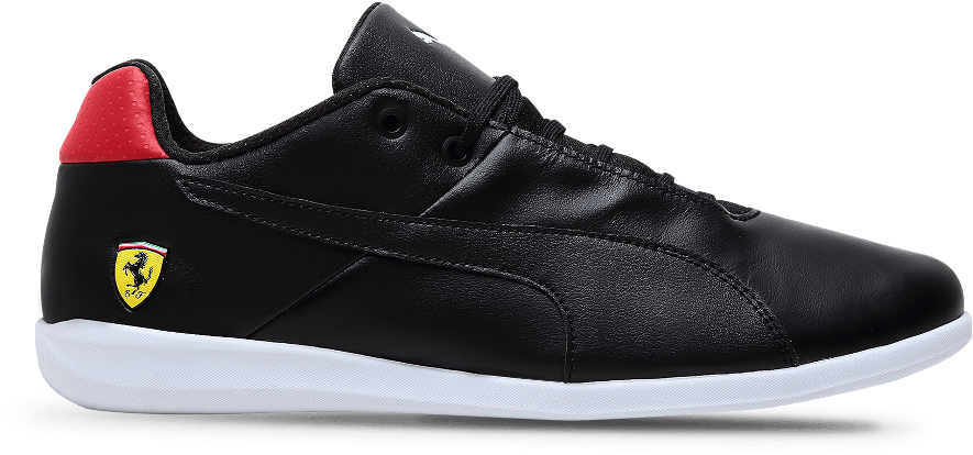 Black Puma Ferrari Sneaker Side View