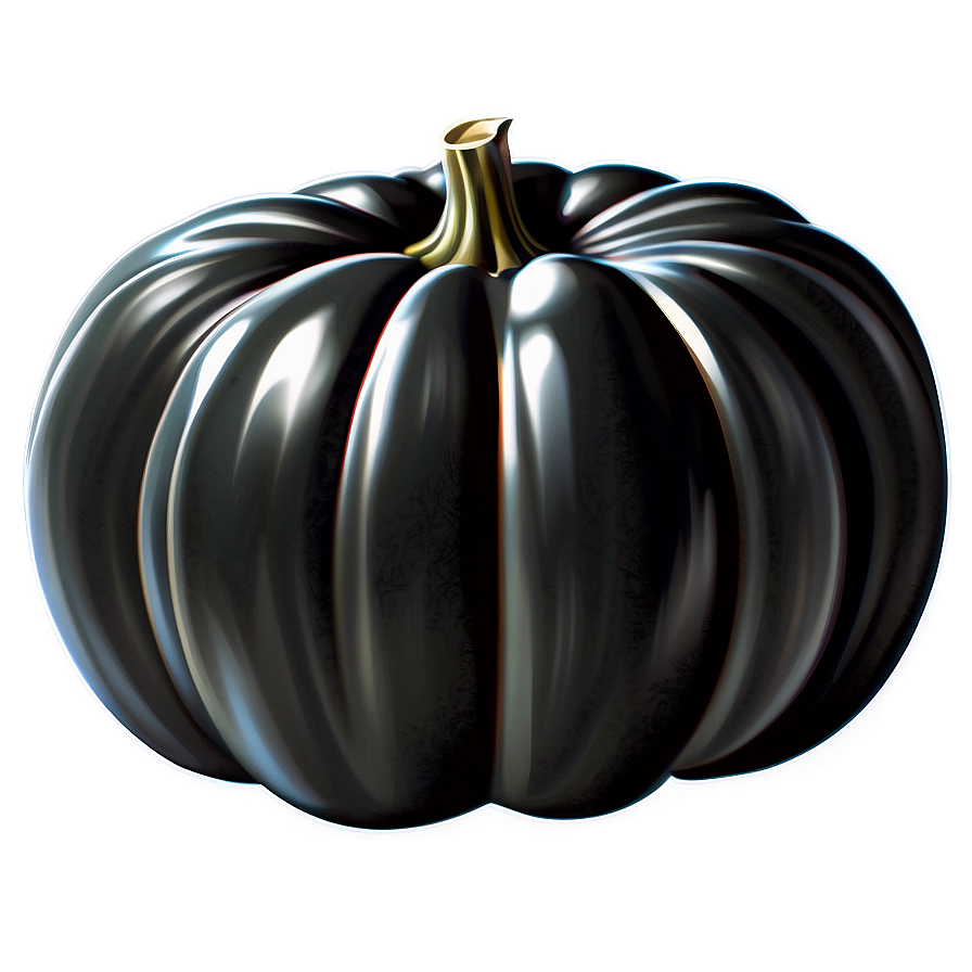 Black Pumpkin Illustration Png Bta53