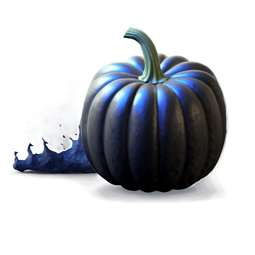 Black Pumpkin In Fog Png Gtq74