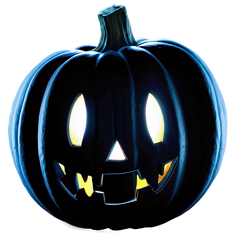 Black Pumpkin In Night Png Qsv