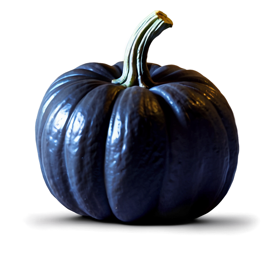 Black Pumpkin In Shadows Png Hou