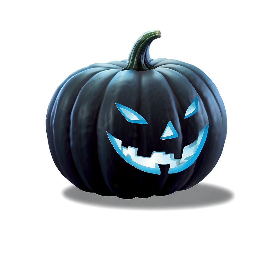 Black Pumpkin Jack-o'-lantern Png 16