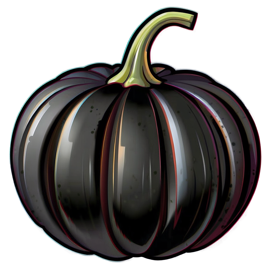 Black Pumpkin Vector Png Uiy49