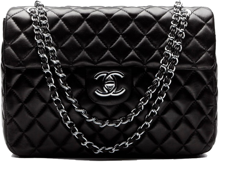 Handbag Bag Black Chanel Perfume Free Hq Image Clipart - Chanel Bag Clear Background, HD Png Download PNG with transparent background