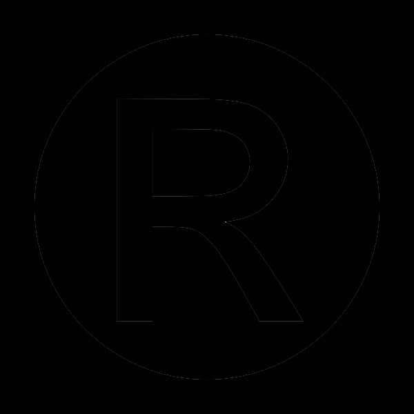 Black R Symbolon Dark Background