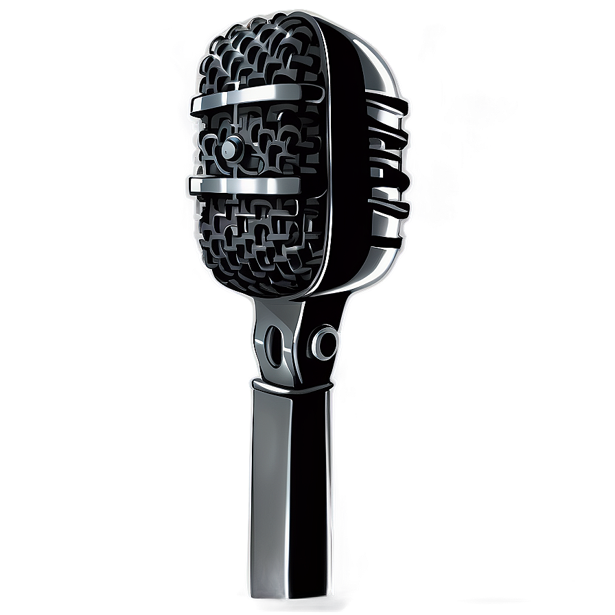 Black Radio Microphone Png Gxu