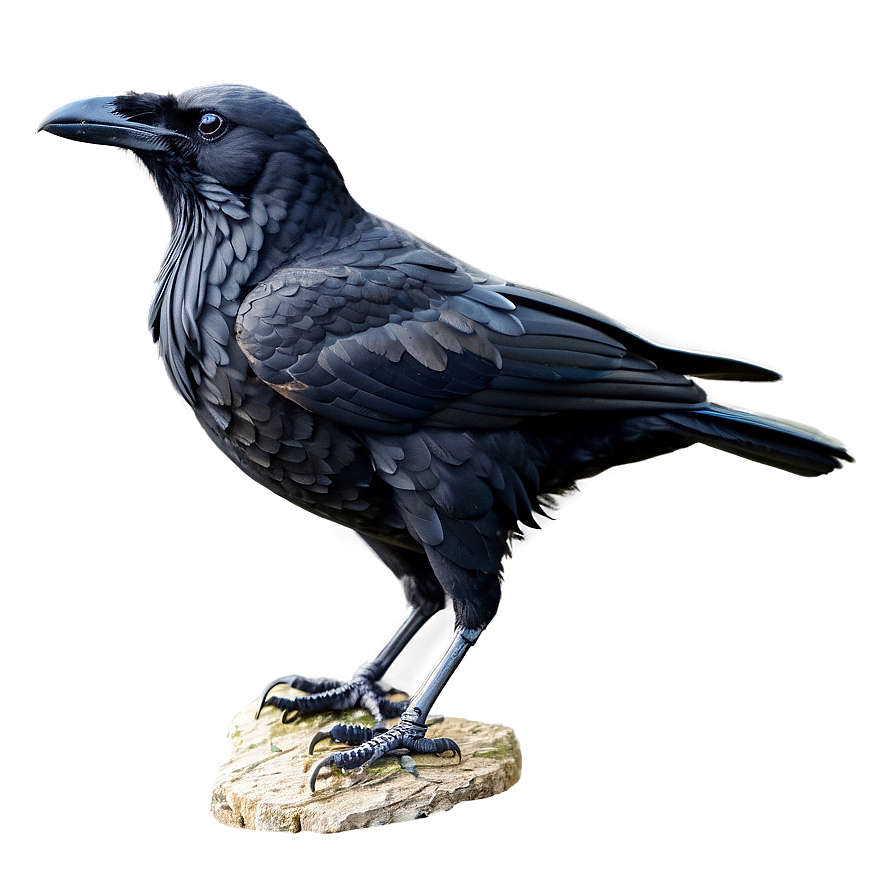 Black Raven Bird PNG dlp PNG with transparent background