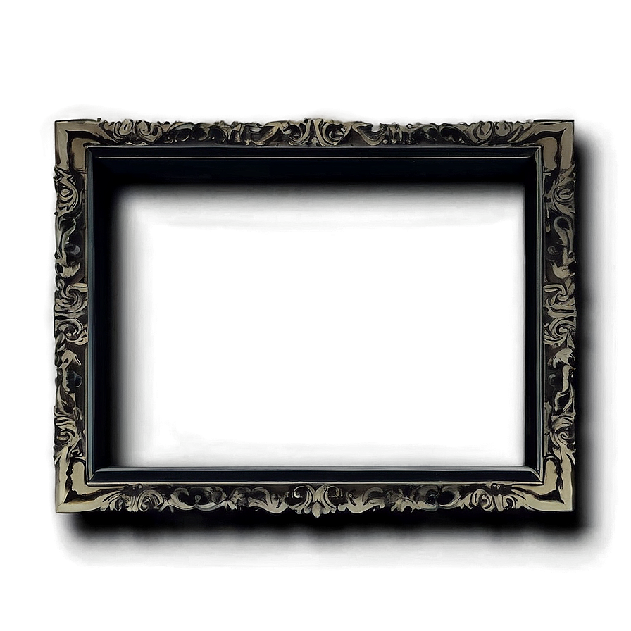 Black Rectangle Frame Png 05252024