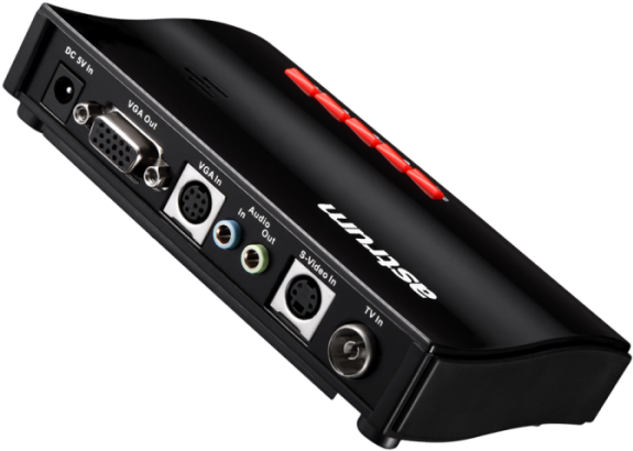 Black Red Game Capture Device