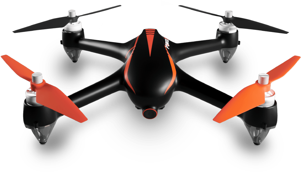 Black Red Quadcopter Drone