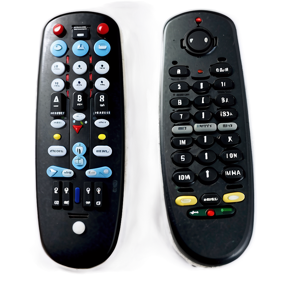 Black Remote Control PNG sho PNG image with a transparent background, free high-resolution download
