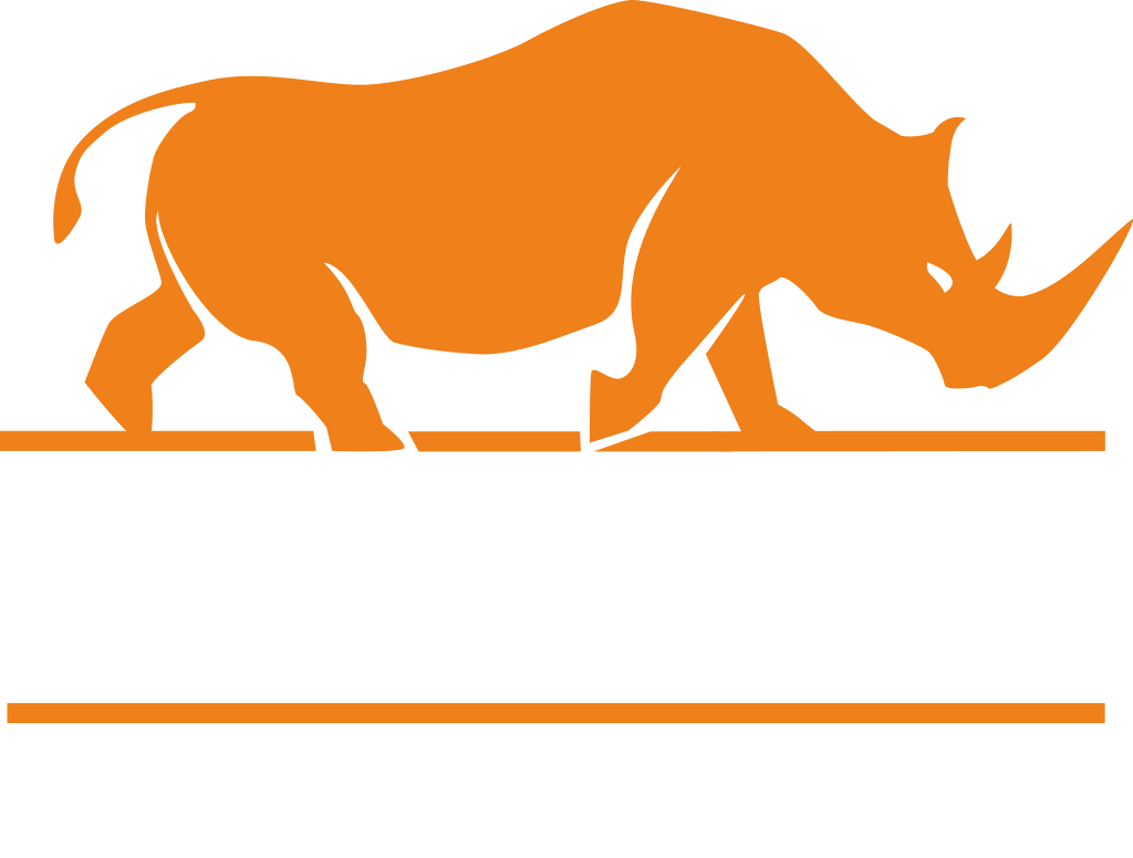 Black Rhinoceros - Rhino Clipart Orange, HD Png Download PNG with transparent background