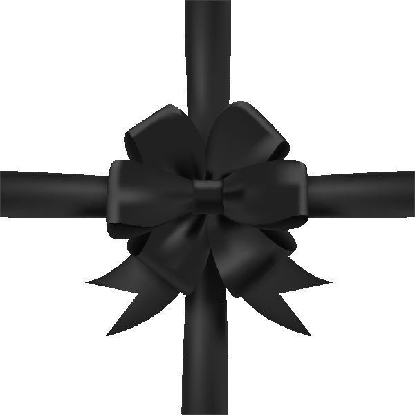 Black Ribbon Mourning Symbol