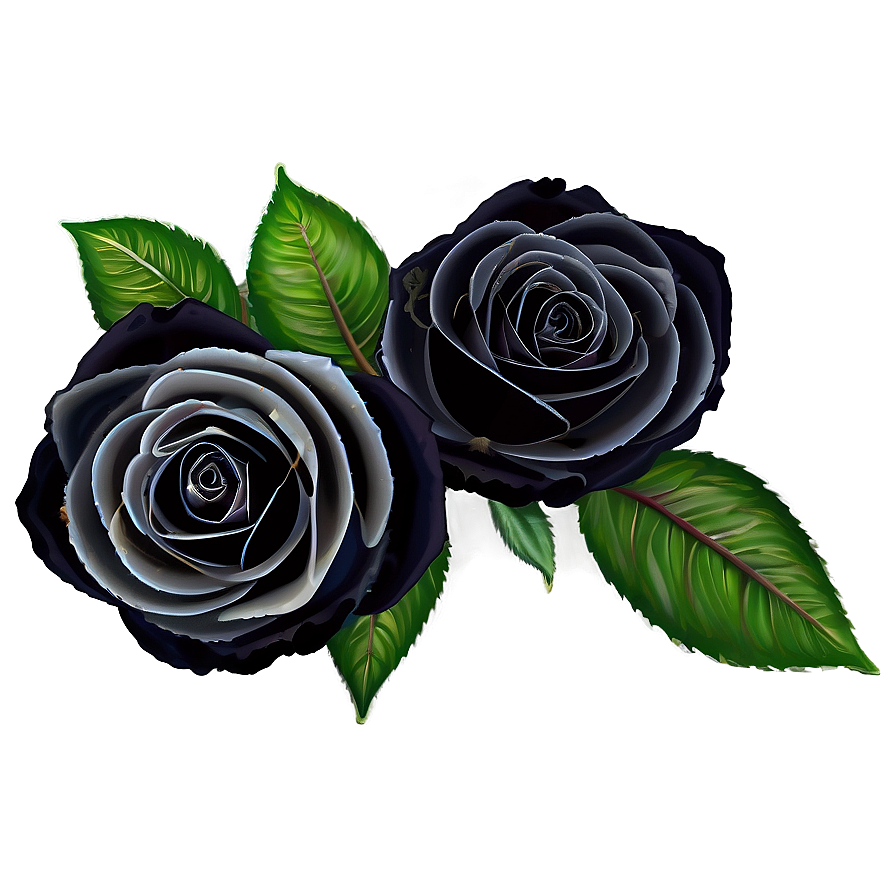 Black Roses For Corsage Png Wix46