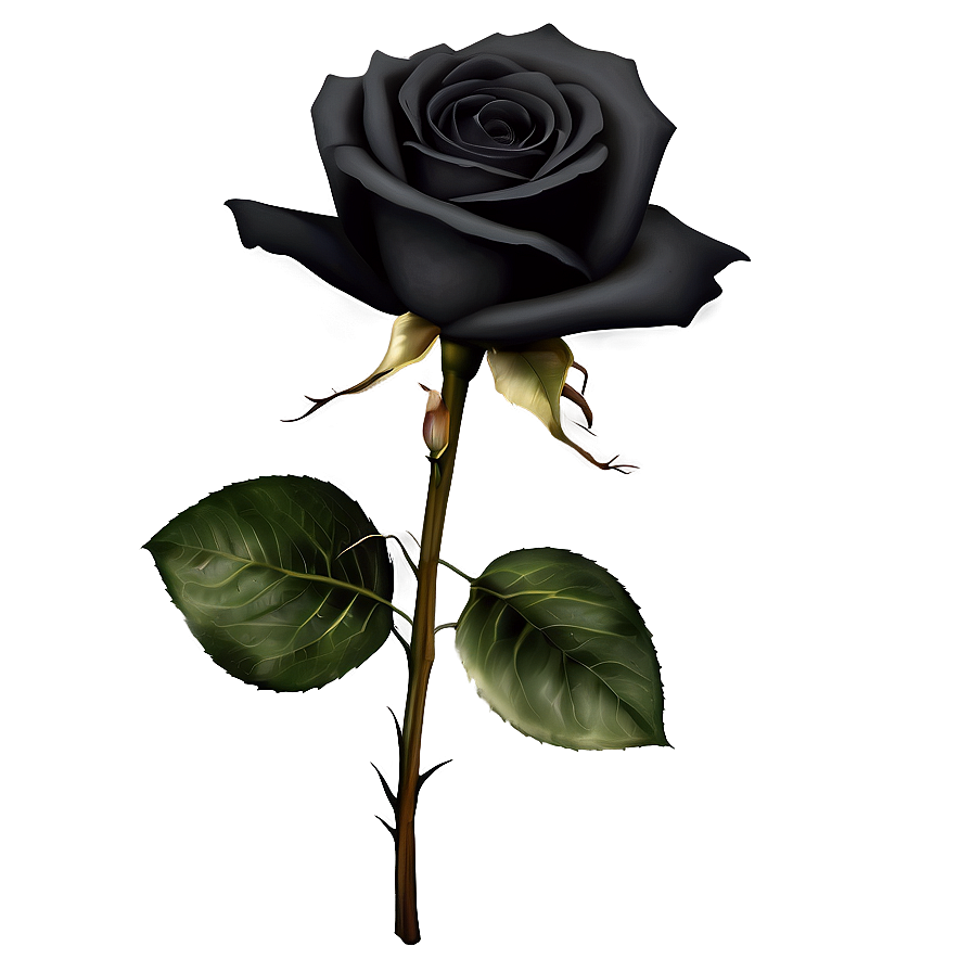 Black Roses Garden Png Ush37