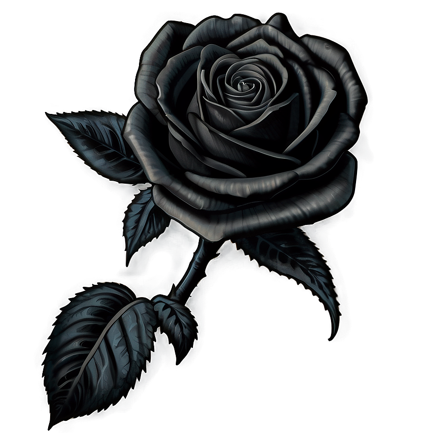 Black Roses Sketch Png 06212024