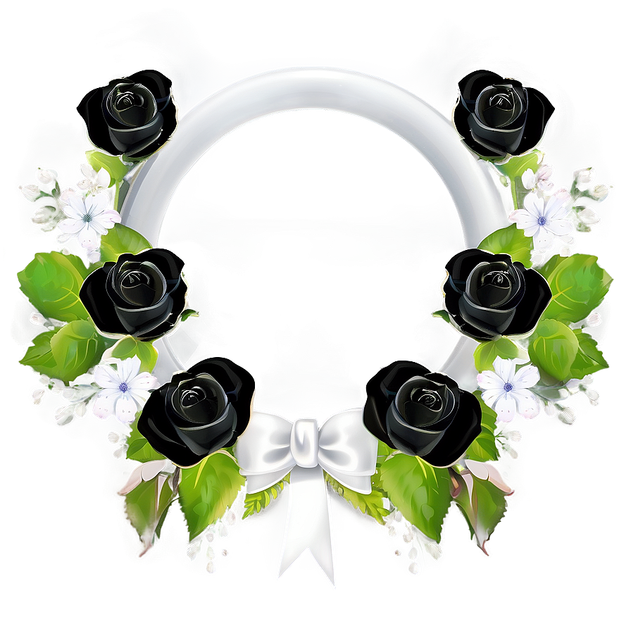 Black Roses Wedding Theme Png Yxf51