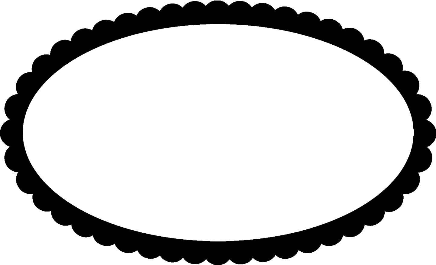 Pink Oval Border Png, Transparent Png PNG with transparent background