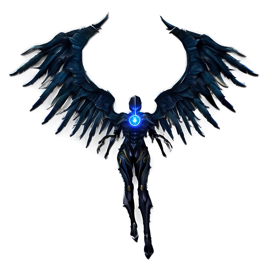 Black Seraph Wings PNG jto PNG with transparent background