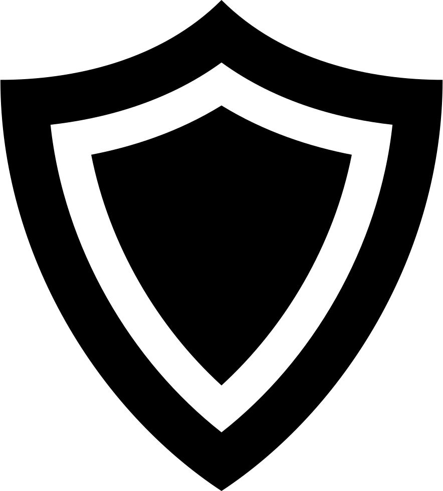 Black Shield Icon