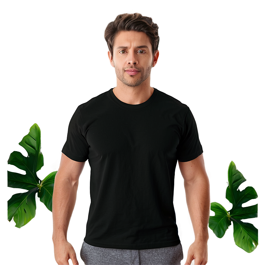 Black Shirt Design PNG wdq43 PNG with transparent background